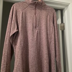 Jockey Pink Quarter-Zip Pullover
